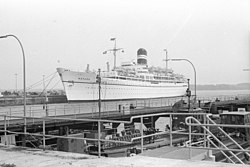 The Nevasa in Kiel, May 1971