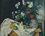 Paul Cézanne - Fleurs dans un pot de gingembre et fruits - Google Art Project.jpg