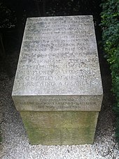 The inscription reads: This rose garden was given in honour of the research workers in this university who discovered the clinical importance of penicillin. For saving of life, relief of suffering and inspiration to further research all mankind is in their debt. Those who did this work were E. P. Abraham, E. Chain, C. M. Fletcher, H. W. Florey, M. E. Florey, A. D. Gardner, N. G. Heatley, M. A. Jennings, J. Orr-Ewing, A. G. Sanders. Presented by the Albert and Mary Lasker Foundation New York June 1953