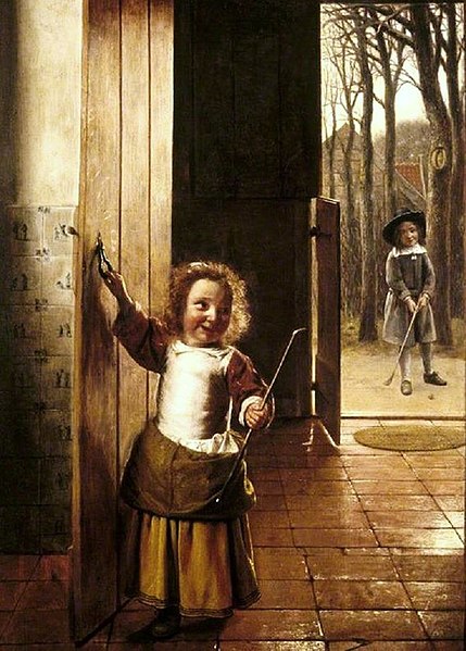 File:Pieter de Hooch - The Golf Players - c.1658.jpg