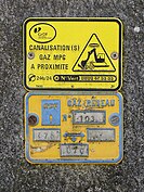 Plaque de signalisation gaz en France 02.jpg