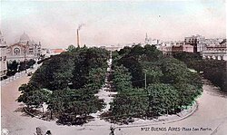 Buenos Aires Plaza General San Martín: Historia, Monumentos y esculturas, Cultura