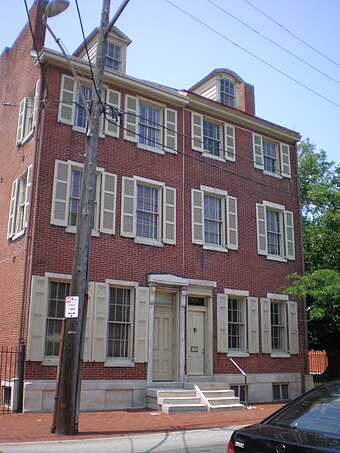 The Edgar Allan Poe National Historic Site in Philadelphia is one of several preserved former residences of Poe.