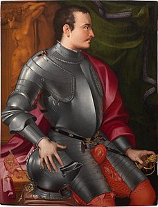 Porträtt av Giovanni dalle Bande Nere (1498–1526), ​​tillskriven Carlo Portelli - Minneapolis Institute of Arts.jpg