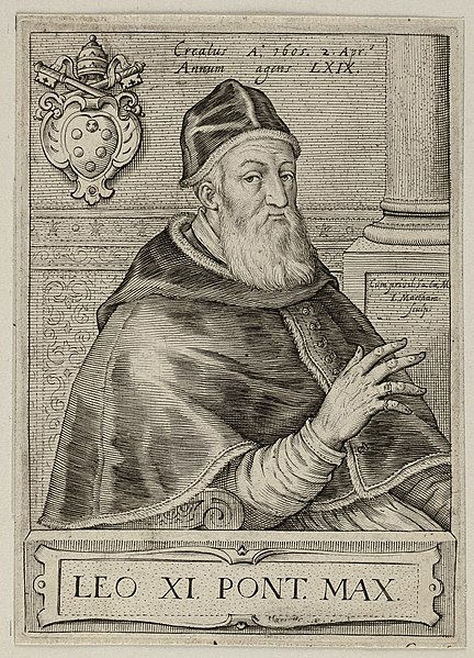 File:Portret van paus Leo XI Alessandro Ottaviano de' Medici . NL-HlmNHA 1477 53010831.JPG