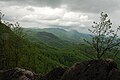 Pogled sa stena prema planini Medvednik