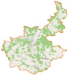 Mapa lokalizacyjna powiatu nowosolskiego