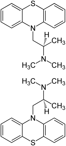 File:Promethazine Enantiomers Structural Formulae.png