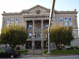 Putnam Countys domstolshus i Greencastle.