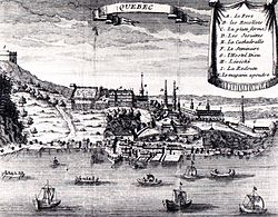 Québec en 1700.
