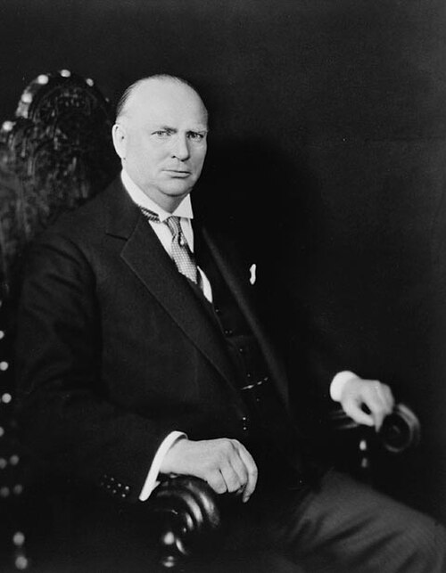 Prime Minister of Canada R.B. Bennett, who advised King George V to create the Royal Canadian Mounted Police Long Service Medal