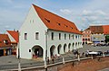 * Nomination: Butchers' hall (currently, House of Arts) in Sibiu, Romania. --Andrei Stroe 15:32, 23 September 2015 (UTC) * Review Chromatic aberrations, oversaturated, white balance seems to be off (might be a monitor problem; do you work from calibrated monitor or from a notebook?), probably you also added too much contrast. --Cccefalon 16:59, 23 September 2015 (UTC)