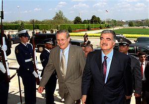 Rafiq Hariri with Donald Rumsfeld, 020416-D-9880W-007.jpg