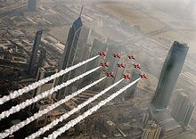 The Red Arrows over Kuwait City Red Arrows Over Kuwait City MOD 45157986.jpg