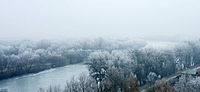 Thumbnail for File:River Tisza in winter at Tokaj - Hungary.jpg