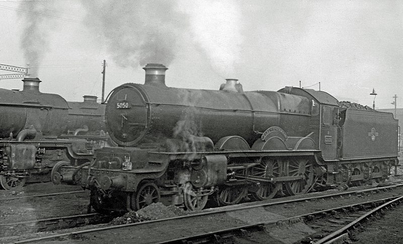 File:Rly GWR 5050 Earl of fStGermans 84A 14.12.58 edited-2.jpg