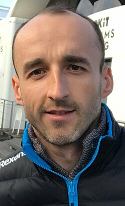 Robert Kubica 2019 Formula One tests Barcelona (cropped).jpg