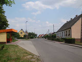 Rogawica Village in Pomeranian Voivodeship, Poland