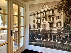 Eingang zum historischen Rokoko-Saal im Hotel Interlaken