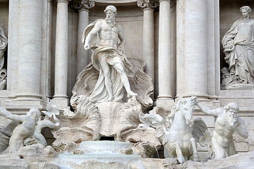 Roma - Fontana di Trevi dettagli