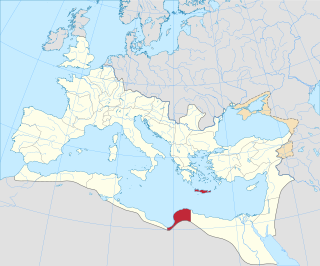 <span class="mw-page-title-main">Crete and Cyrenaica</span> Province of the Roman Empire (67 BC – c. 297 AD)