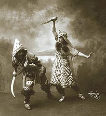 Giuseppe Bonfiglio and Rosina Galli in the Polovtsian Dances from the opera Kniaz Igor (Prince Igor) by Aleksandr Borodin (1915) Rosina Galli4.jpg