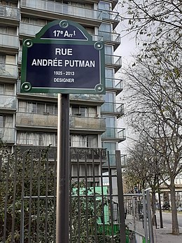 A Rue Andrée-Putman cikk illusztráló képe