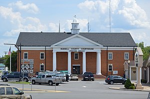 Gerichtsgebäude von Russell County in Jamestown