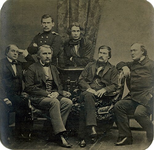 Russian writers by Levitsky 1856.jpg