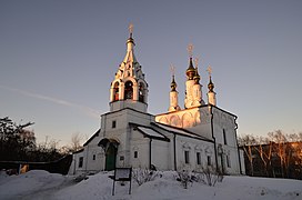 Church of Annunciation of Saint Mary [ru]. Built in 1673. One of the oldest churches built in Ryazan. Similar church can be found in Isady village. There are many scattered throughout Ryazan Oblast.