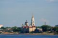 Rybinsk vista dal fiume Volga