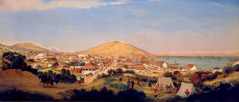 File:San Francisco in July 1849 Painting by George Henry Burgess.jpg