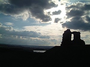 Las ruinas del Castillo de Sandal en West Yorkshire.