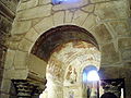 Arco de ferradura na Igrexa de Santa Comba de Bande (Ourense), templo do século VII.