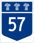 Autobahn 57 Schild