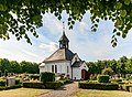 * Nomination Chapel of the cemetery of "Holmer Beliebung" in Schleswig --Matthias Süßen 07:18, 24 September 2019 (UTC) * Promotion  Comment strong (chromatic) noise in the brightened shadows, perspective distortion. Fixable? --Carschten 07:47, 24 September 2019 (UTC) I uploaded a new version --Matthias Süßen 10:16, 24 September 2019 (UTC) weak  Support: image quality is not the best and there are several blown highlights, but better now and ok for QI to me. --Carschten 10:45, 24 September 2019 (UTC)