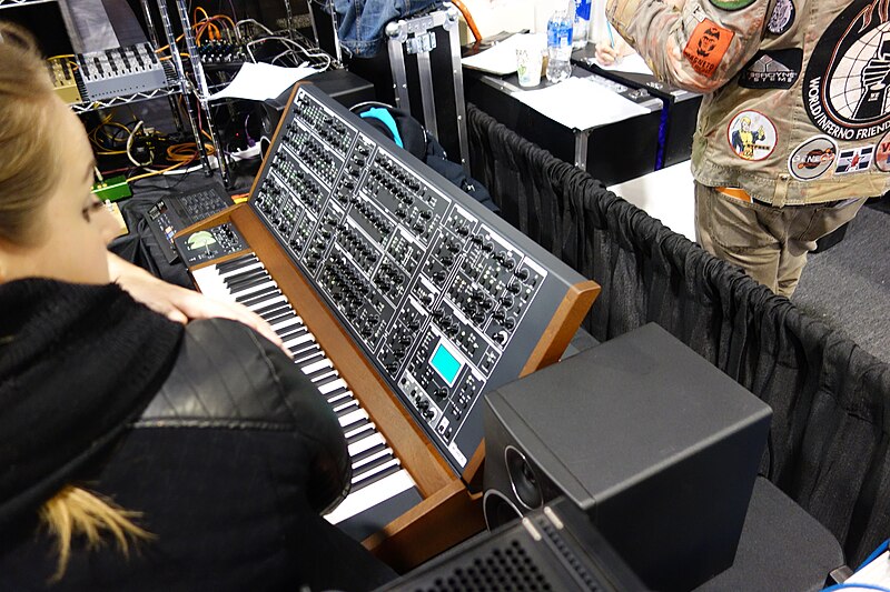 File:Schmidt Analog Synthesizer (2013) - angled left 2 - 2015 NAMM Show.jpg