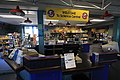 View of Science Central admissions desk and gift shop