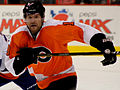 Scott Hartnell played seven seasons for the Flyers.