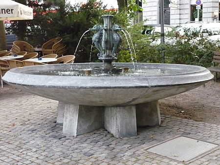 Seepferdchenbrunnen, Aachen Burtscheid