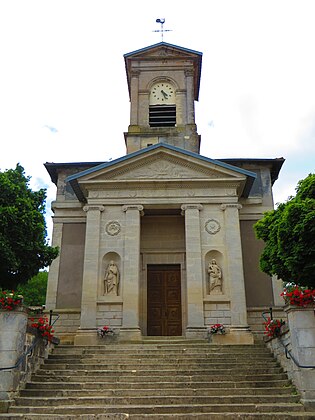 Senoncourt-les-Maujouy L'église de la Nativité-de-la-Bienheureuse-Vierge-Marie.JPG