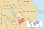 Миниатюра для Файл:September 2020 Nagorno-Karabakh clashes RU.png