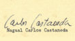 signature de Carlos Castaneda