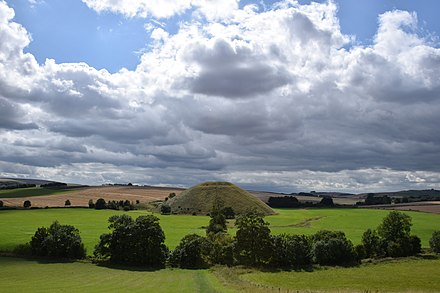 Silbury Hill in the landscape