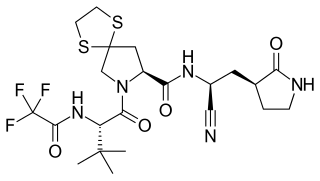 <span class="mw-page-title-main">Simnotrelvir/ritonavir</span> Antiviral combination medication