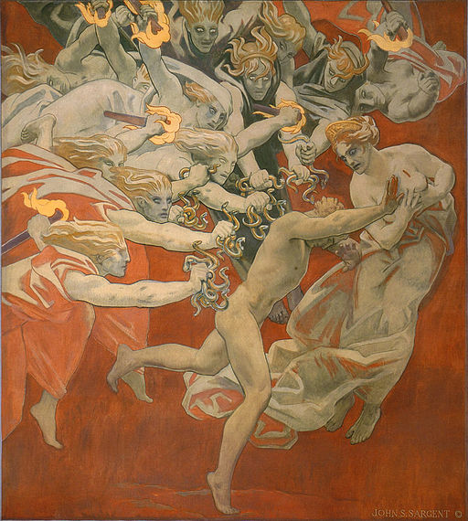 Singer Sargent, John - Orestes Pursued by the Furies - 1921