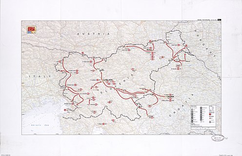 Yugoslav movements in Slovenia during the Ten-Day War