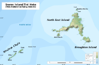 Snares Islands New Zealand geographic map en.svg