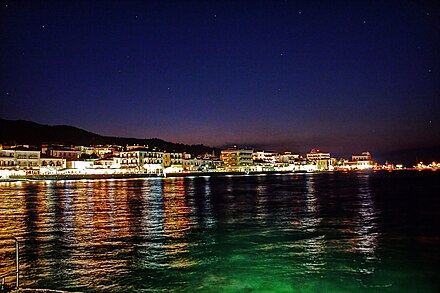 Spetses at night