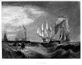 Spithead, engraving after Turner, 1862, Rawlinson 699